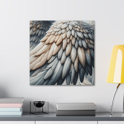 "Graceful Winged Serenity Canvas" - Canvas - Authentic4Us