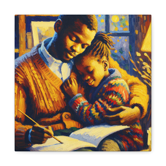 "Guided Painting: A Warm Bond" - Canvas - Authentic4Us