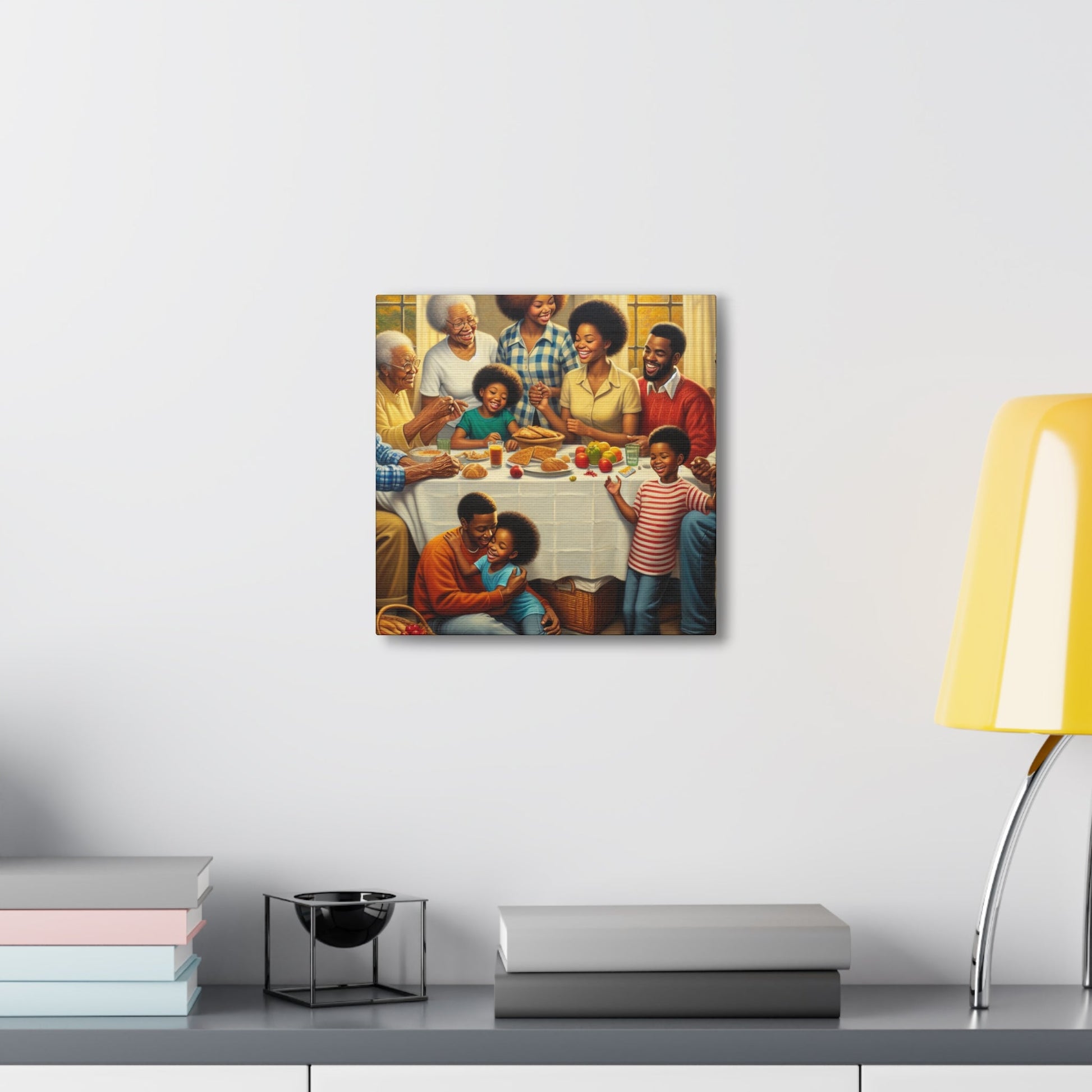 "Harmonious Family Gathering" - Canvas - Authentic4Us