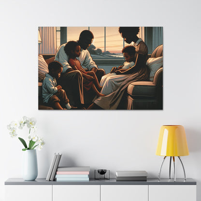 "Harmonious Home: Family Love" - Canvas - Authentic4Us