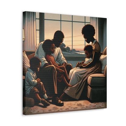 "Harmonious Home: Family Love" - Canvas - Authentic4Us