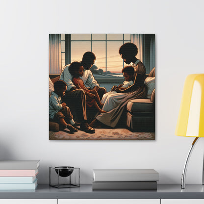 "Harmonious Home: Family Love" - Canvas - Authentic4Us