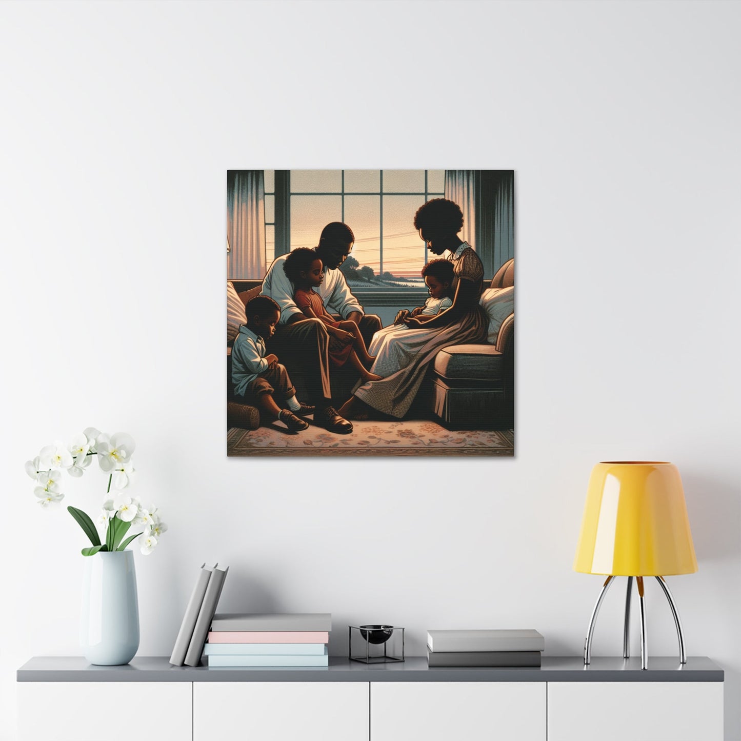 "Harmonious Home: Family Love" - Canvas - Authentic4Us