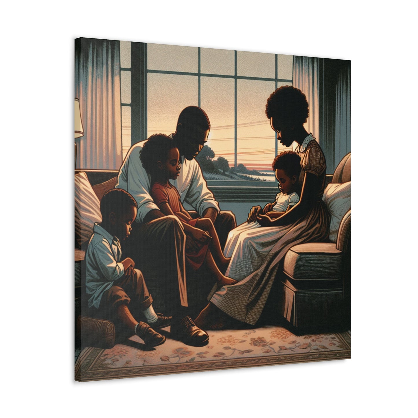 "Harmonious Home: Family Love" - Canvas - Authentic4Us