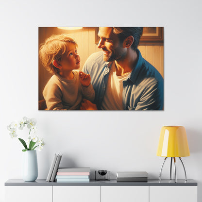 "Harmony and Trust: Tender Moments" - Canvas - Authentic4Us