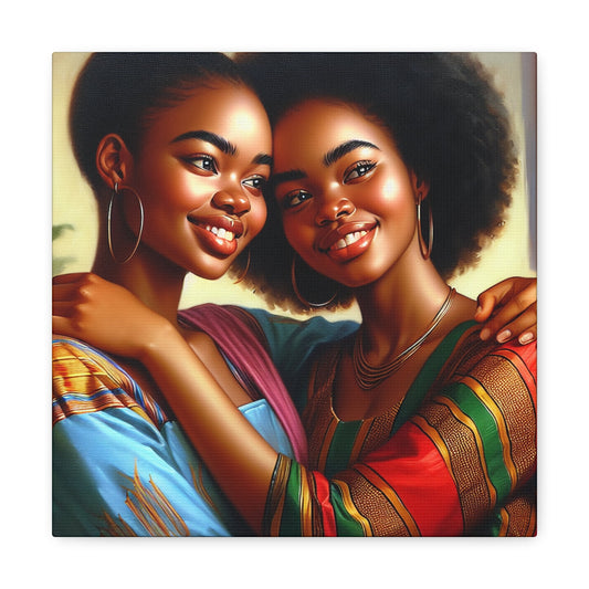 "Harmony of Friendship and Culture" - Canvas - Authentic4Us