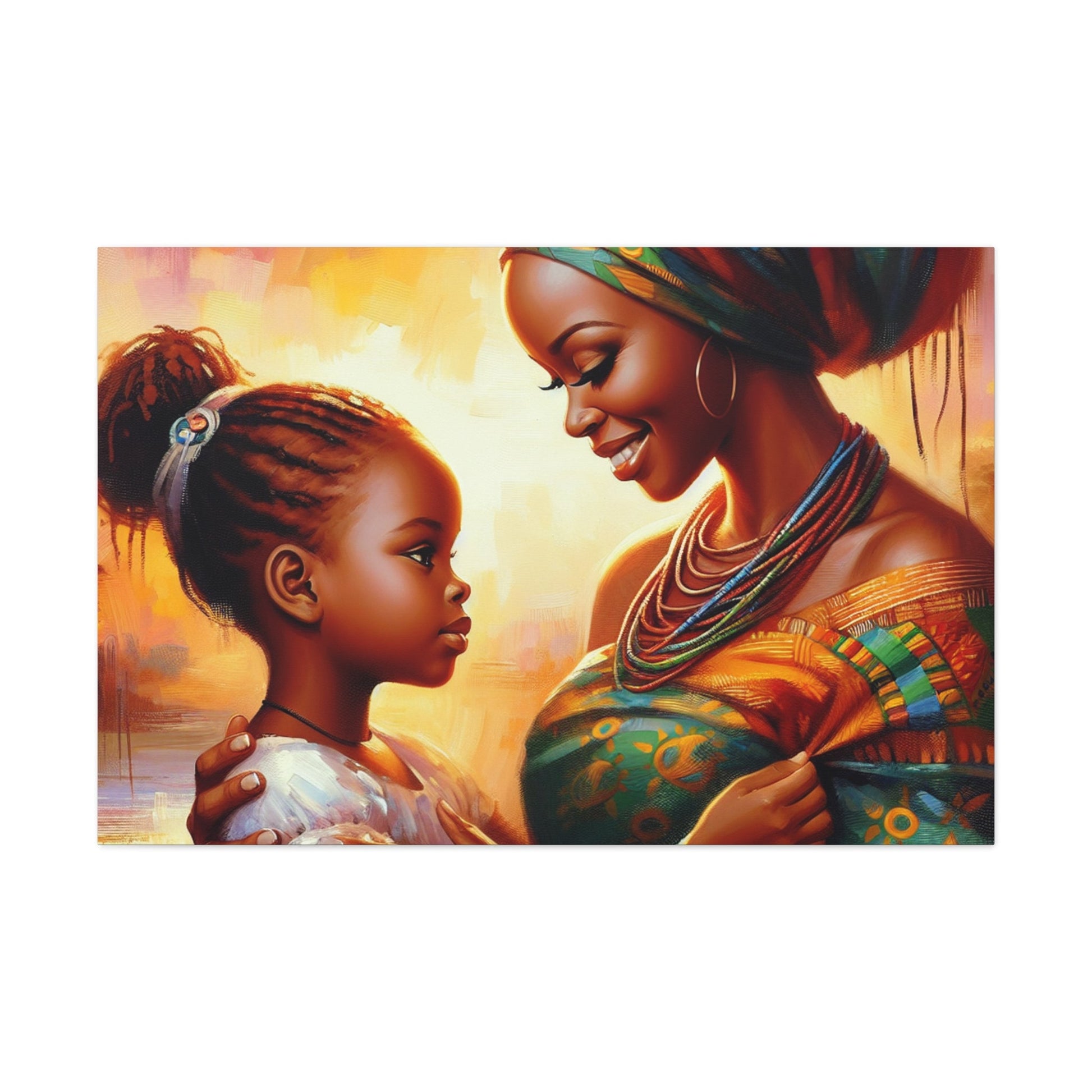 "Harmony of Maternal Joy" - Canvas - Authentic4Us