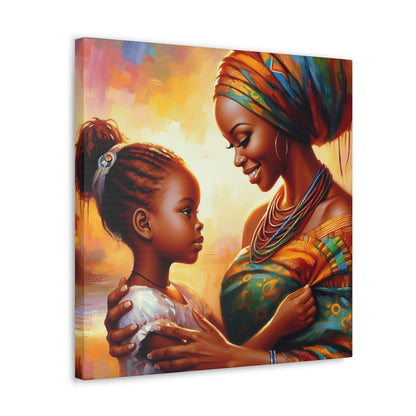 "Harmony of Maternal Joy" - Canvas - Authentic4Us