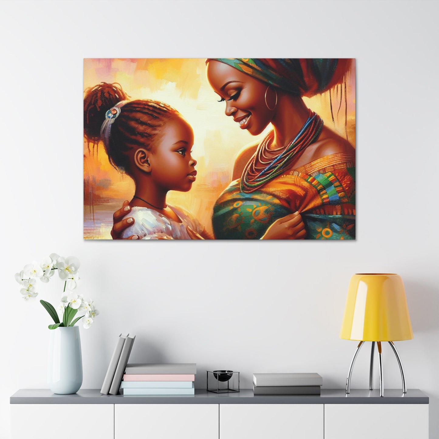 "Harmony of Maternal Joy" - Canvas - Authentic4Us