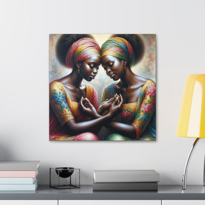 "Harmony of Sisterly Connection" - Canvas - Authentic4Us