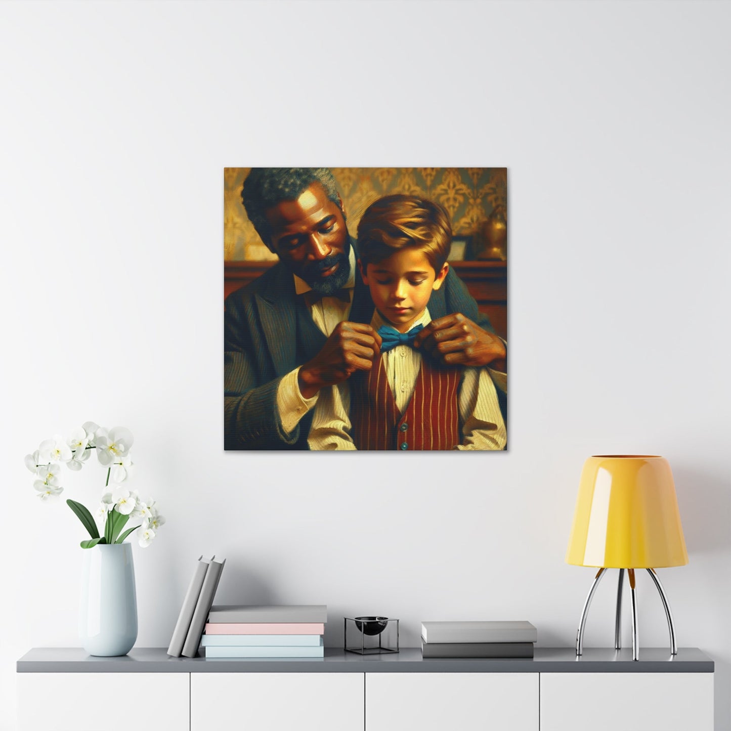 "Intergenerational Elegance and Ties" - Canvas - Authentic4Us