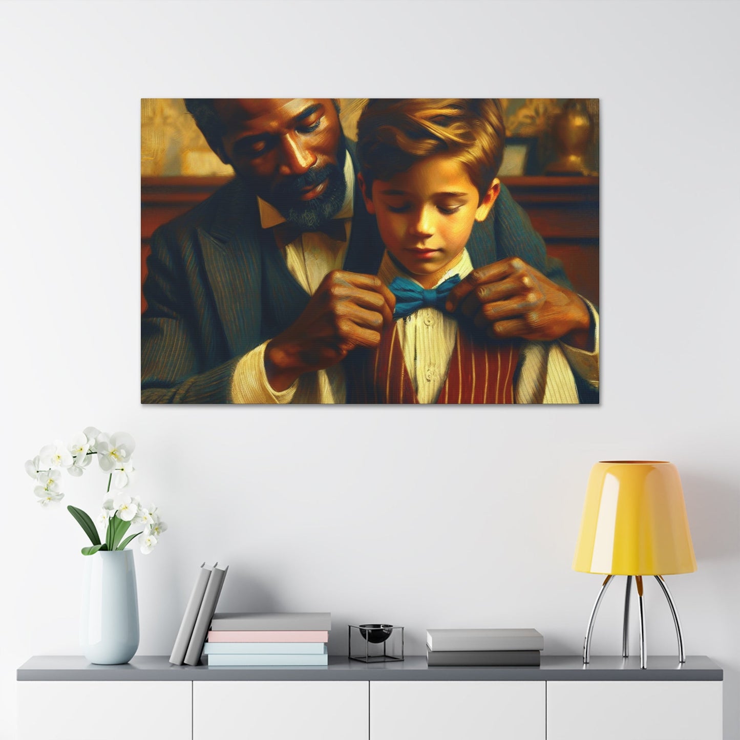 "Intergenerational Elegance and Ties" - Canvas - Authentic4Us