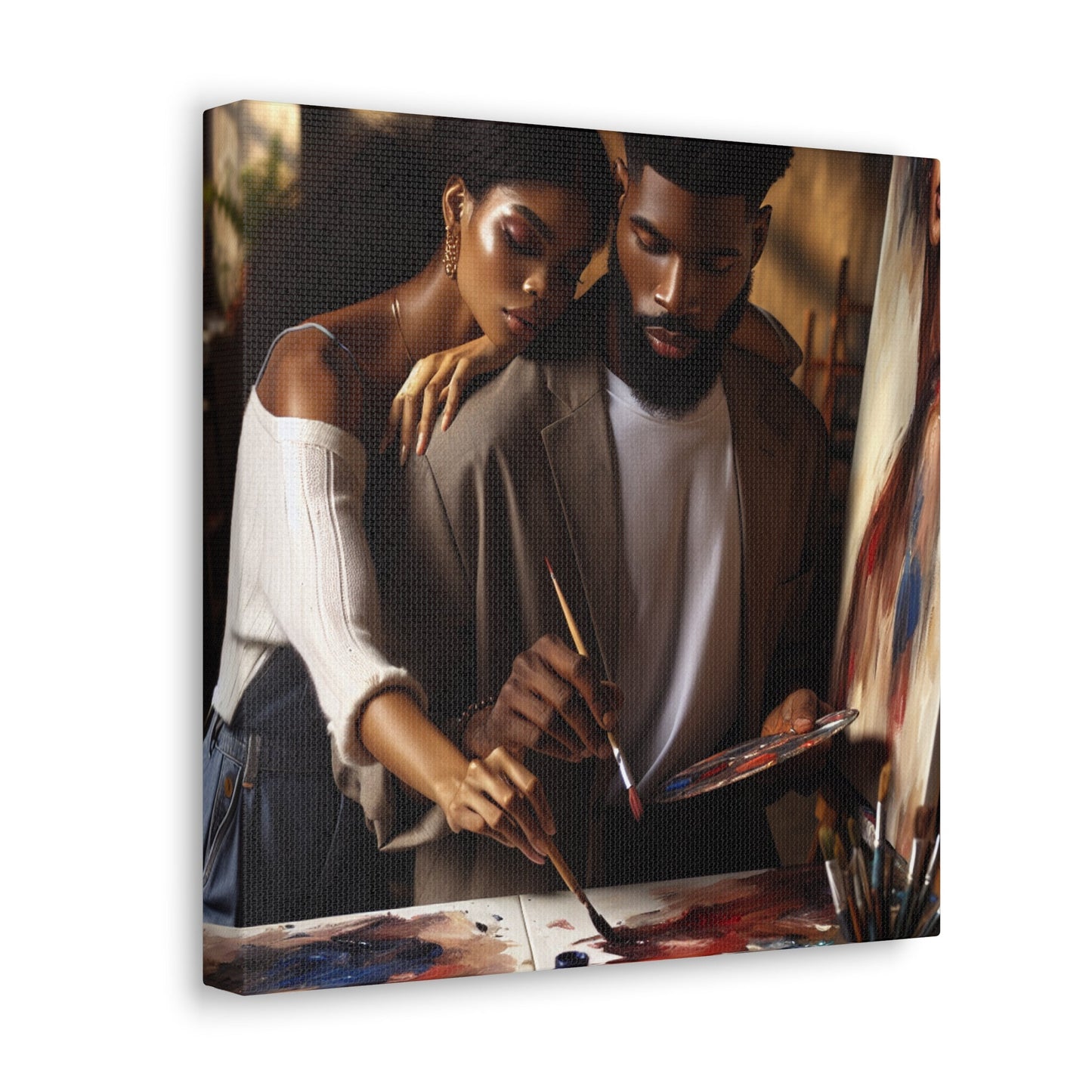 "Intimate Artistic Connection" - Canvas - Authentic4Us