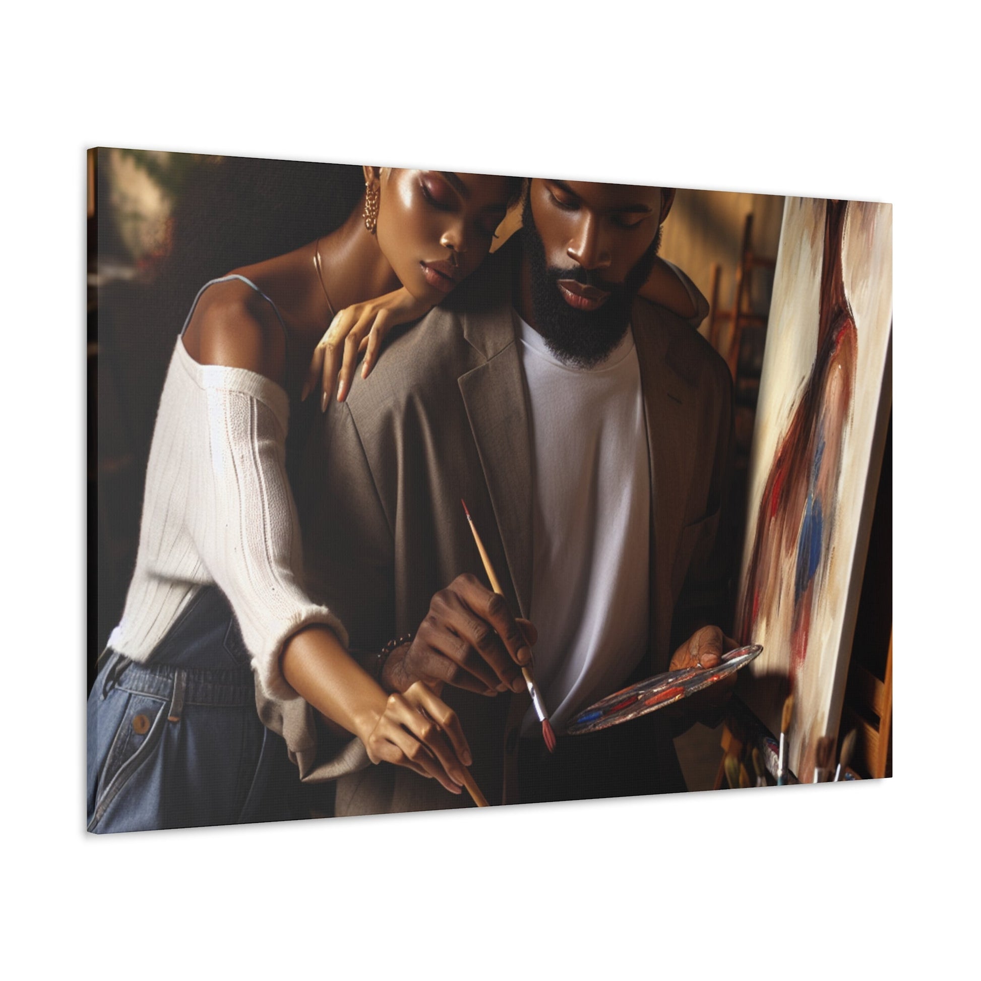 "Intimate Artistic Connection" - Canvas - Authentic4Us