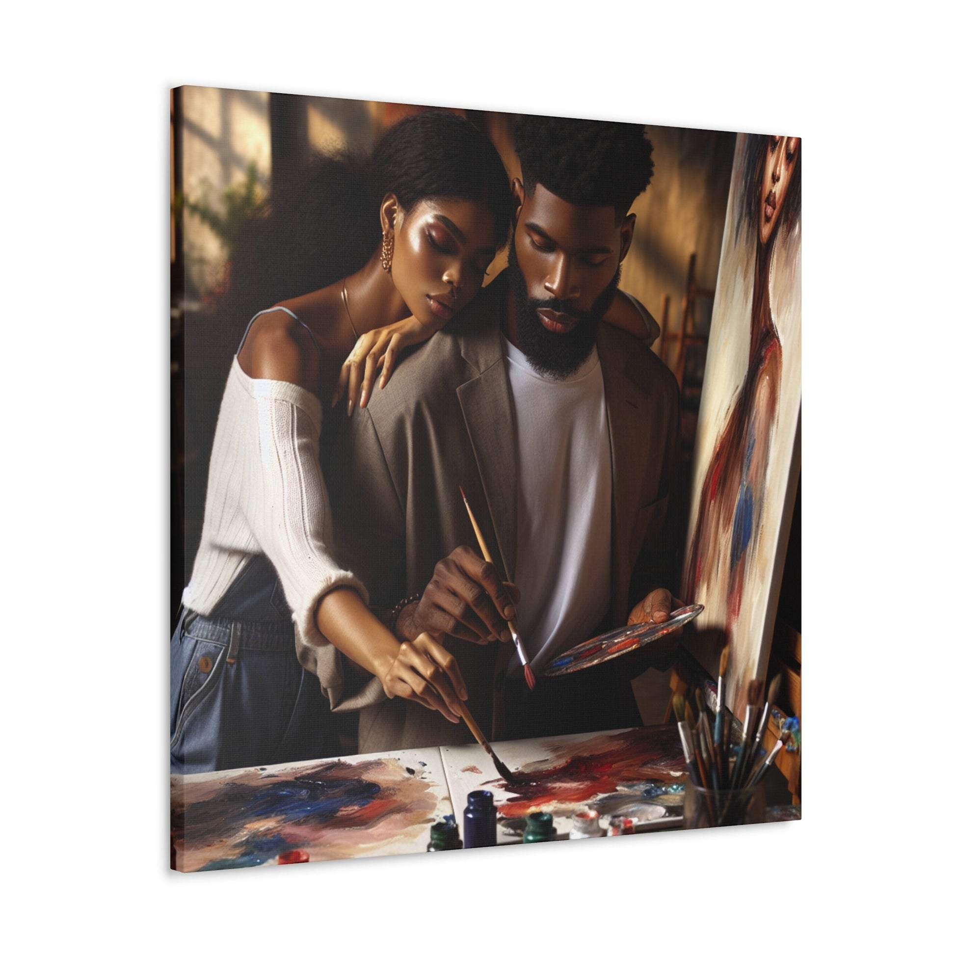 "Intimate Artistic Connection" - Canvas - Authentic4Us