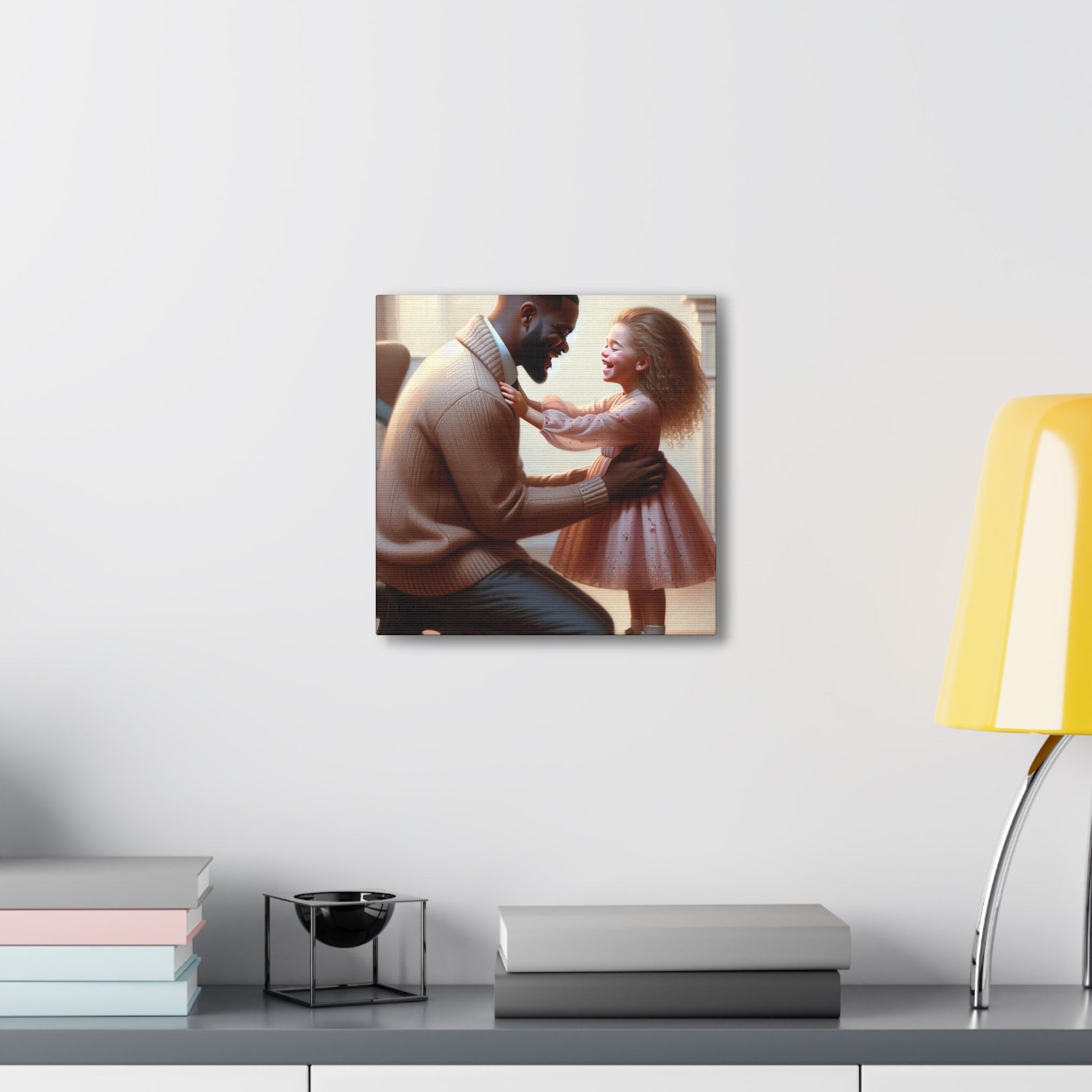 "Joyful Connection: A Tender Moment" - Canvas - Authentic4Us