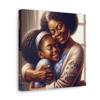 "Joyful Embrace: An Intimate Family Moment" - Canvas - Authentic4Us