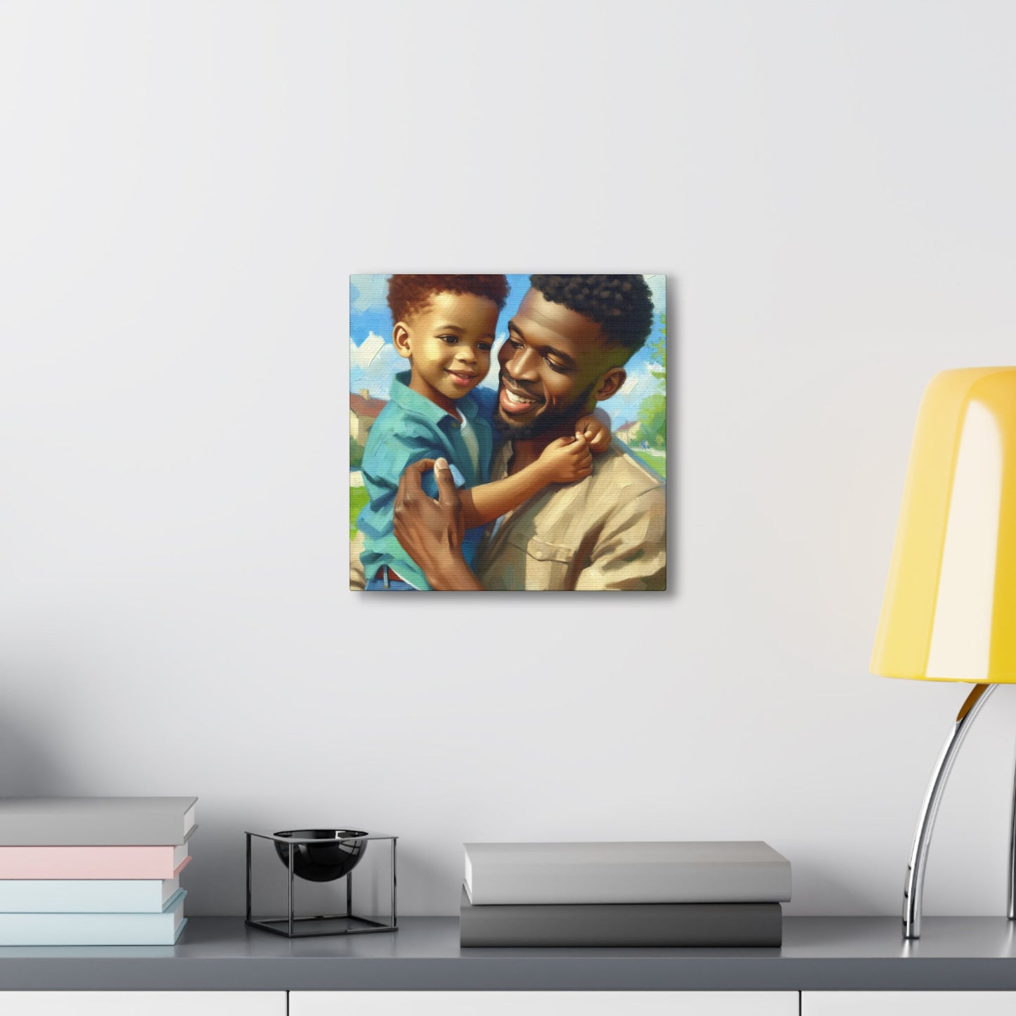 "Joyful Moments Shared: Parent and Child" - Canvas - Authentic4Us