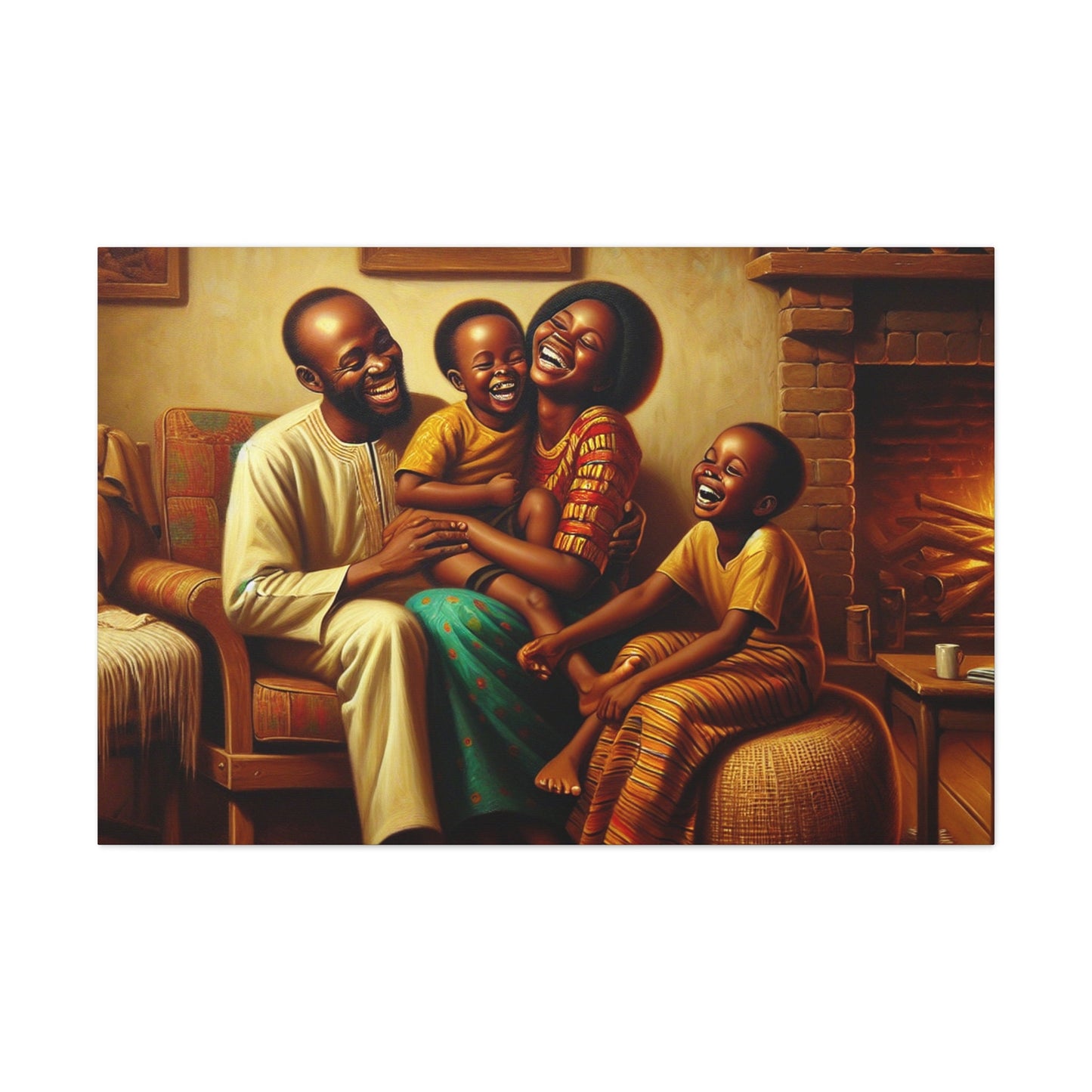 "Laughter's Embrace" - Canvas - Authentic4Us