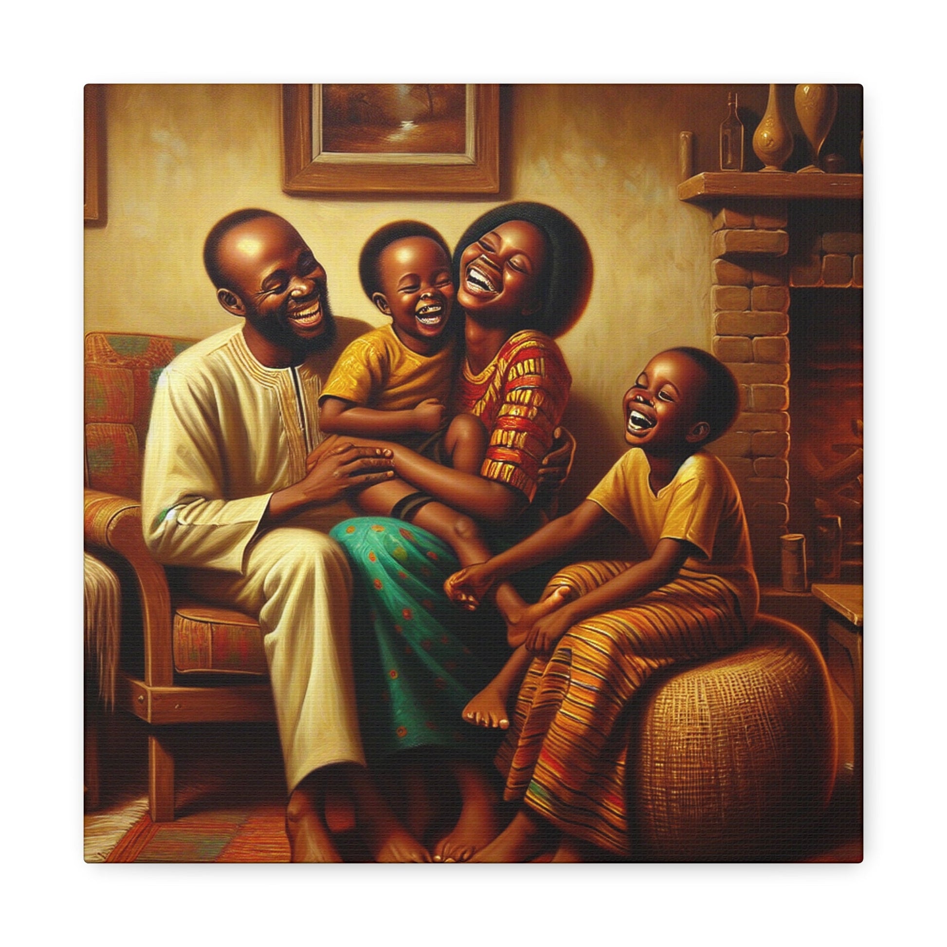 "Laughter's Embrace" - Canvas - Authentic4Us