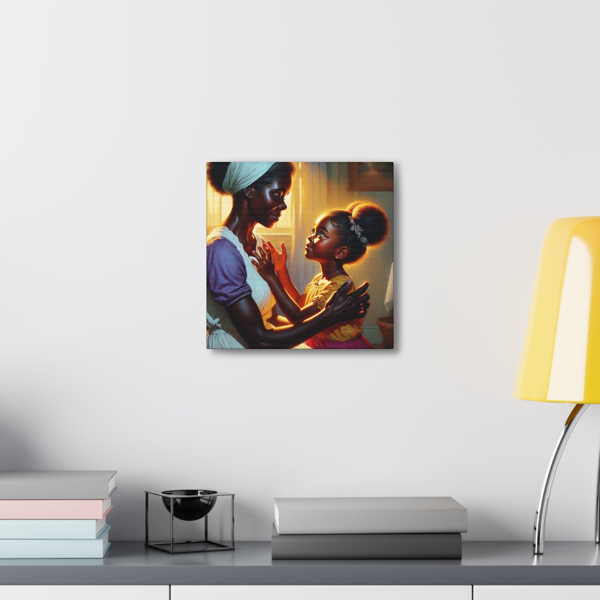 "Loving Embrace in Domestic Harmony" - Canvas - Authentic4Us