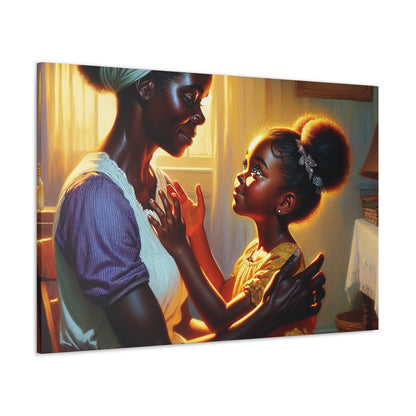 "Loving Embrace in Domestic Harmony" - Canvas - Authentic4Us