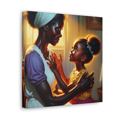 "Loving Embrace in Domestic Harmony" - Canvas - Authentic4Us