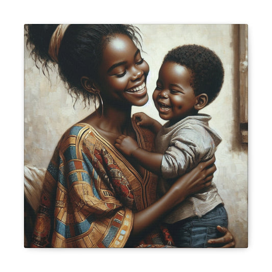 "Majestic Love: Mother and Child" - Canvas - Authentic4Us