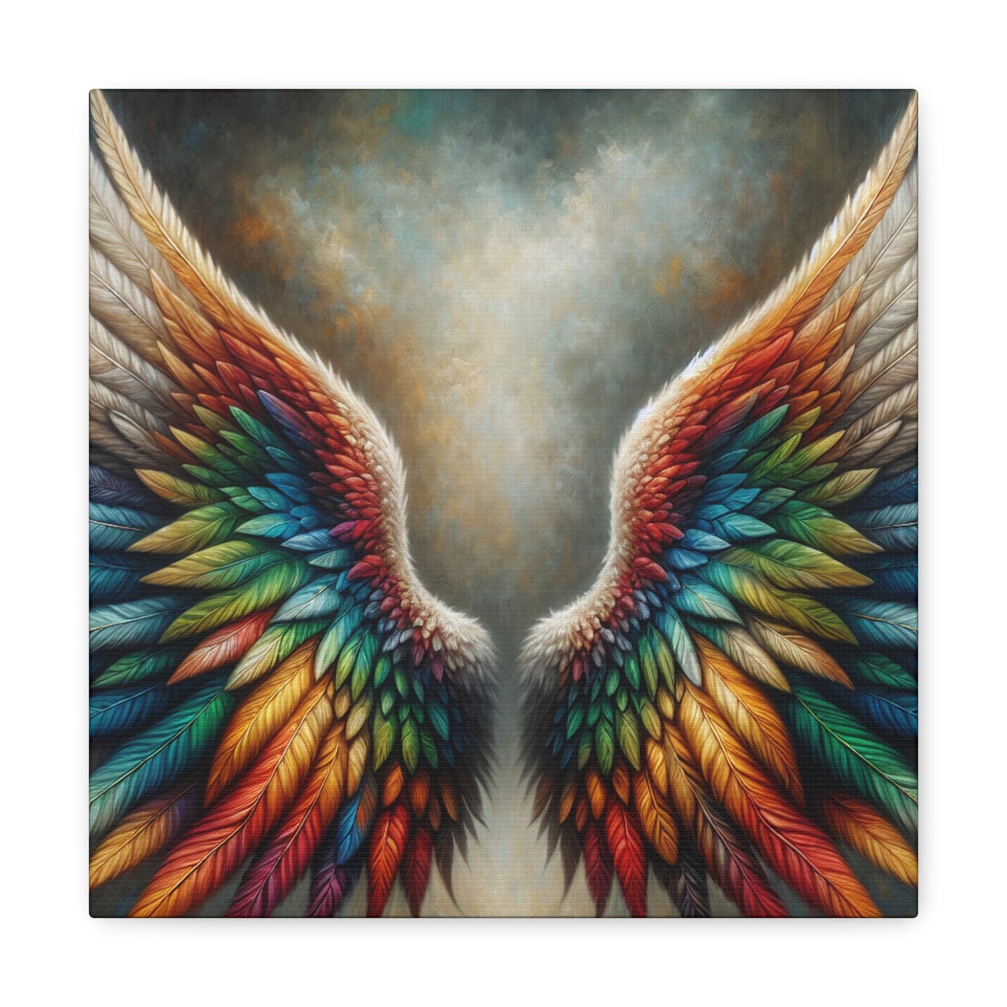 "Majestic Rainbow Wings" - Canvas - Authentic4Us