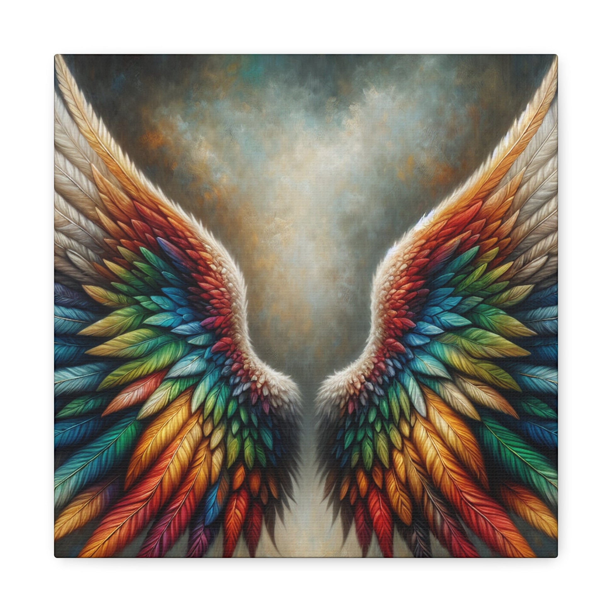 "Majestic Rainbow Wings" - Canvas - Authentic4Us