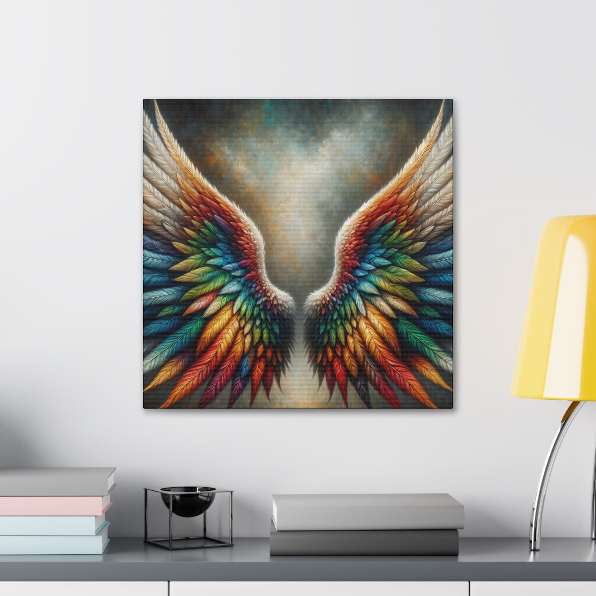 "Majestic Rainbow Wings" - Canvas - Authentic4Us