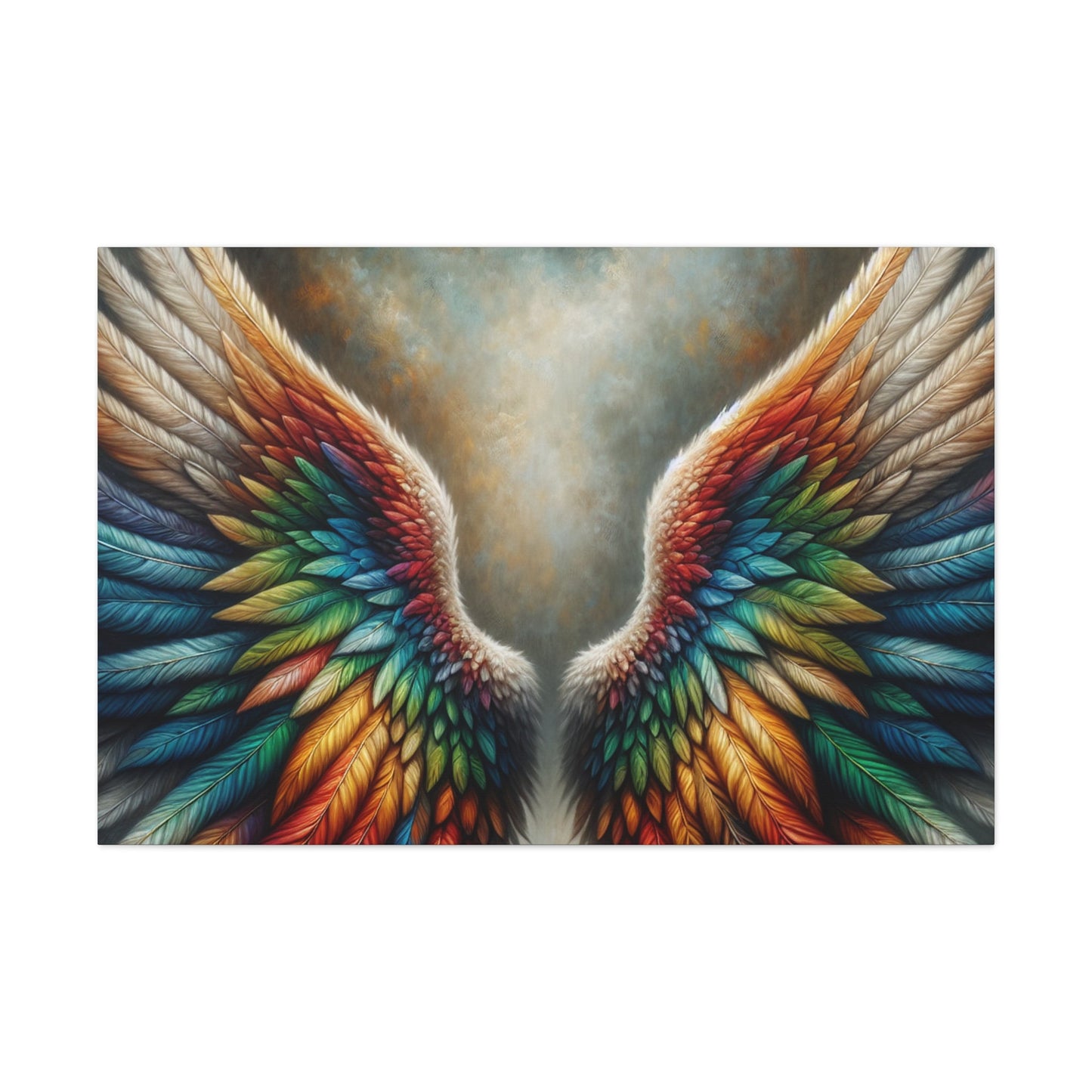 "Majestic Rainbow Wings" - Canvas - Authentic4Us