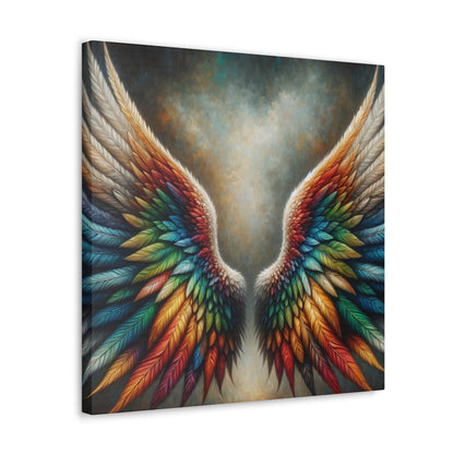 "Majestic Rainbow Wings" - Canvas - Authentic4Us