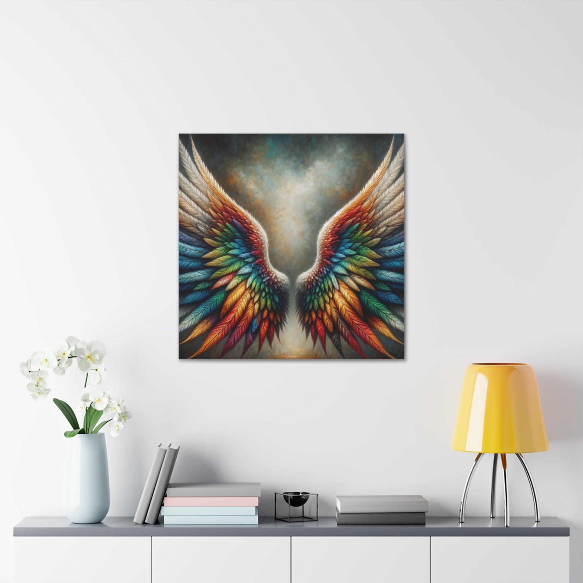 "Majestic Rainbow Wings" - Canvas - Authentic4Us