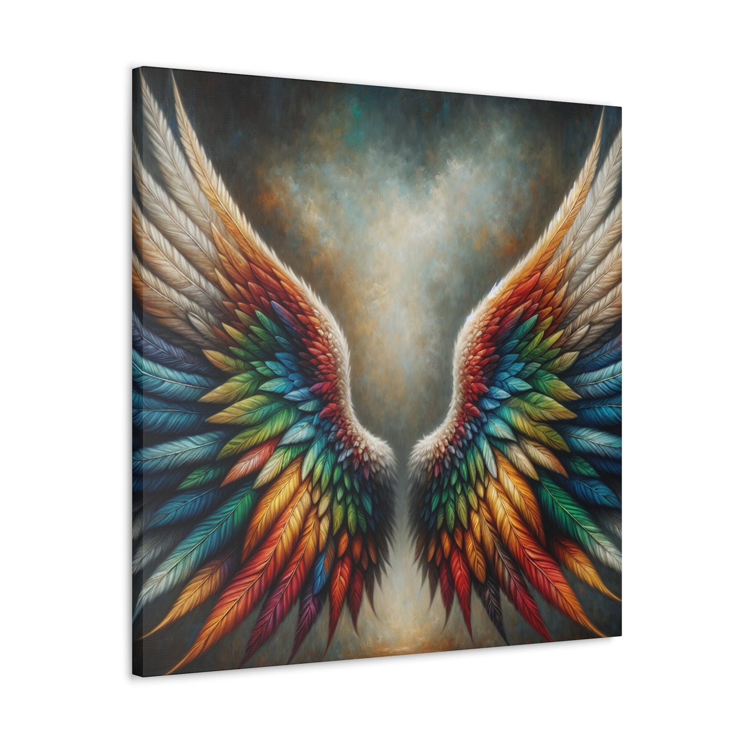 "Majestic Rainbow Wings" - Canvas - Authentic4Us