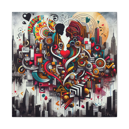 "Metropolis of Embrace" - Canvas - Authentic4Us