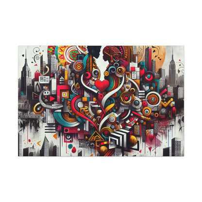 "Metropolis of Embrace" - Canvas - Authentic4Us