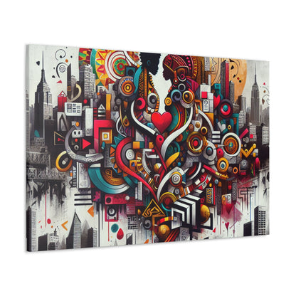 "Metropolis of Embrace" - Canvas - Authentic4Us