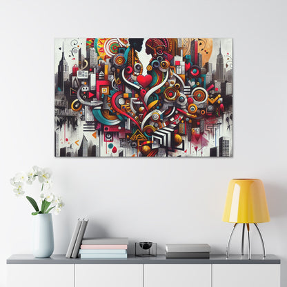 "Metropolis of Embrace" - Canvas - Authentic4Us