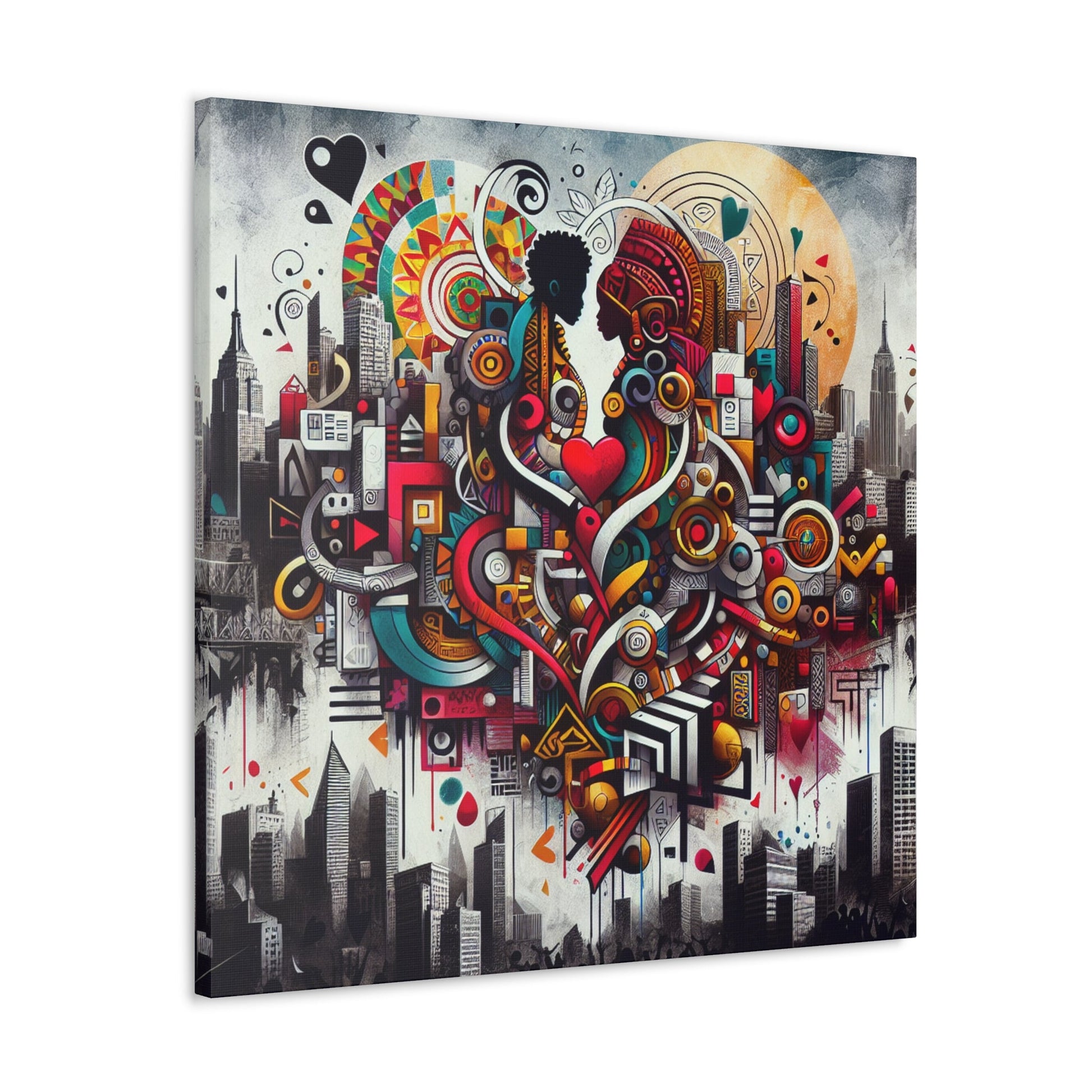 "Metropolis of Embrace" - Canvas - Authentic4Us