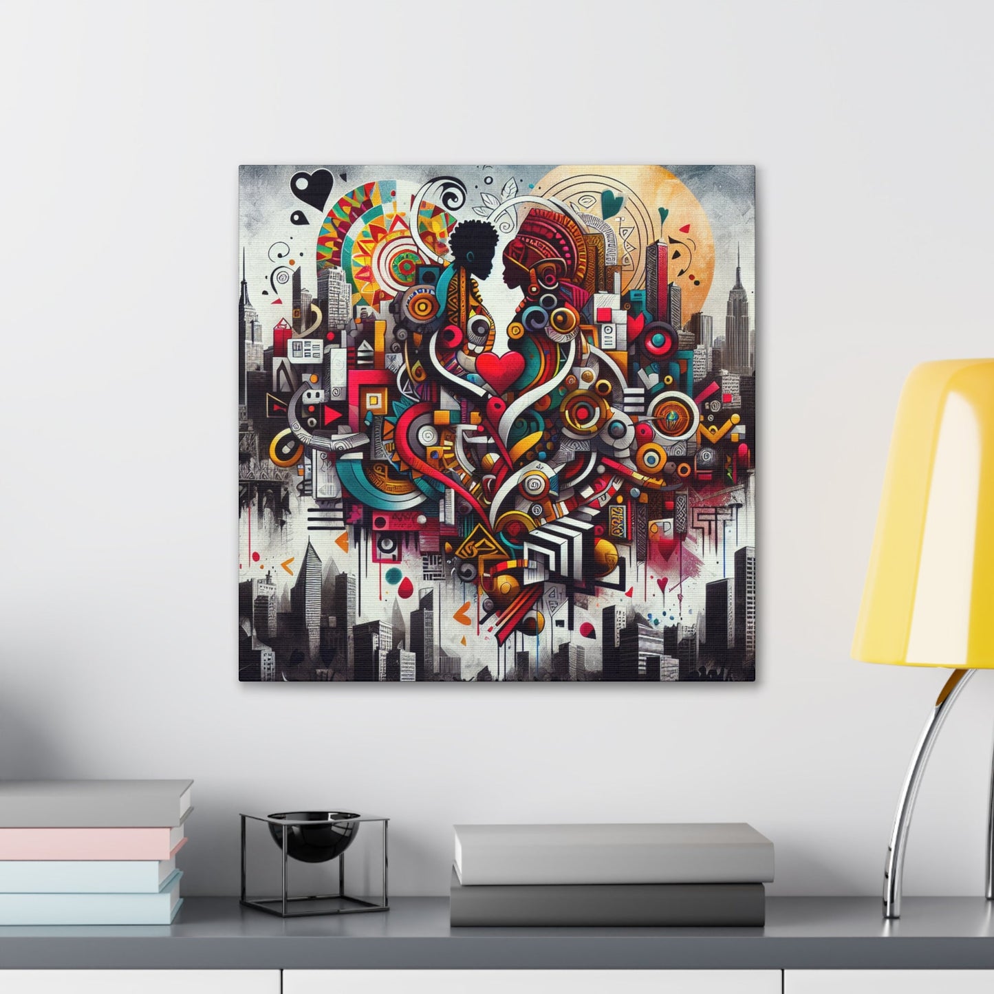 "Metropolis of Embrace" - Canvas - Authentic4Us