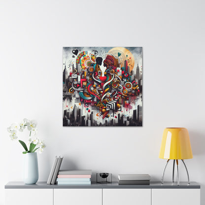 "Metropolis of Embrace" - Canvas - Authentic4Us