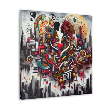 "Metropolis of Embrace" - Canvas - Authentic4Us