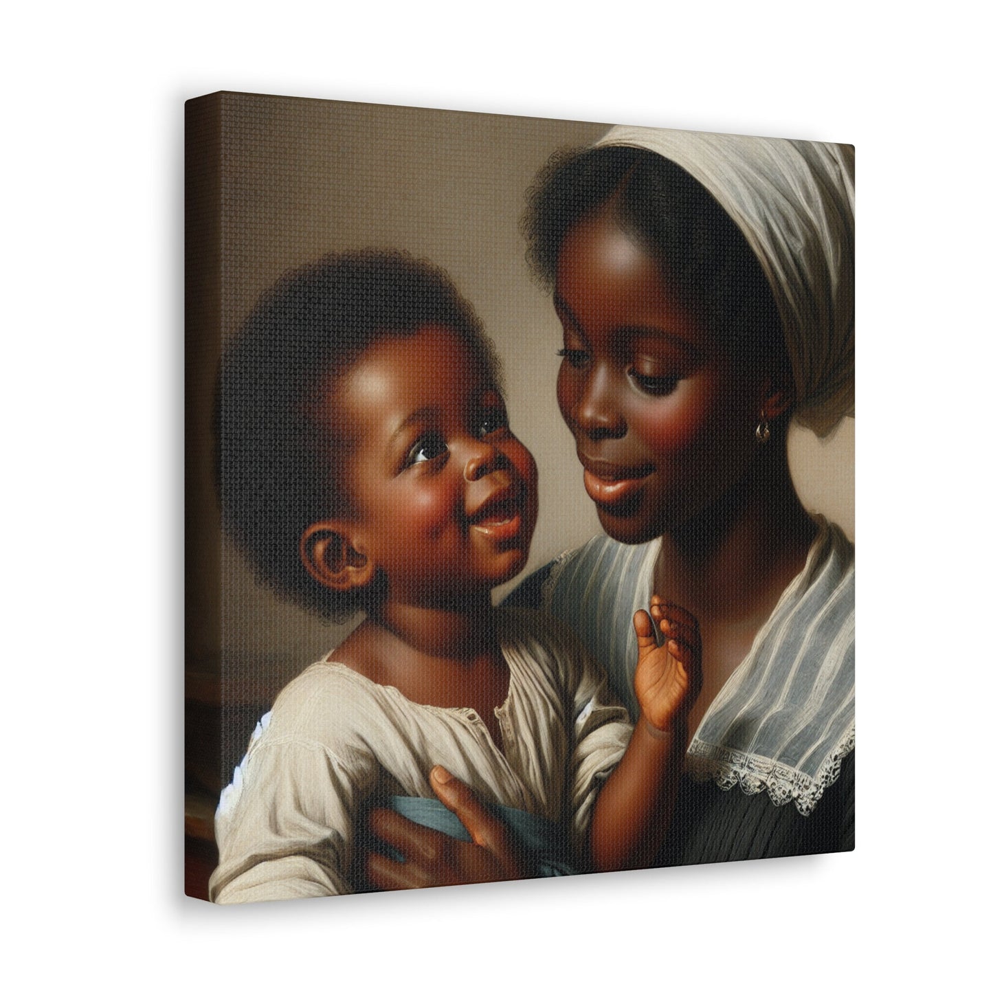 "Motherly Love: A Joyful Connection" - Canvas - Authentic4Us