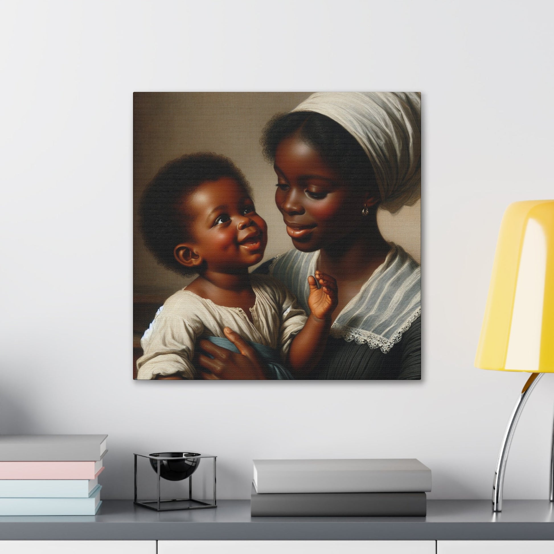 "Motherly Love: A Joyful Connection" - Canvas - Authentic4Us