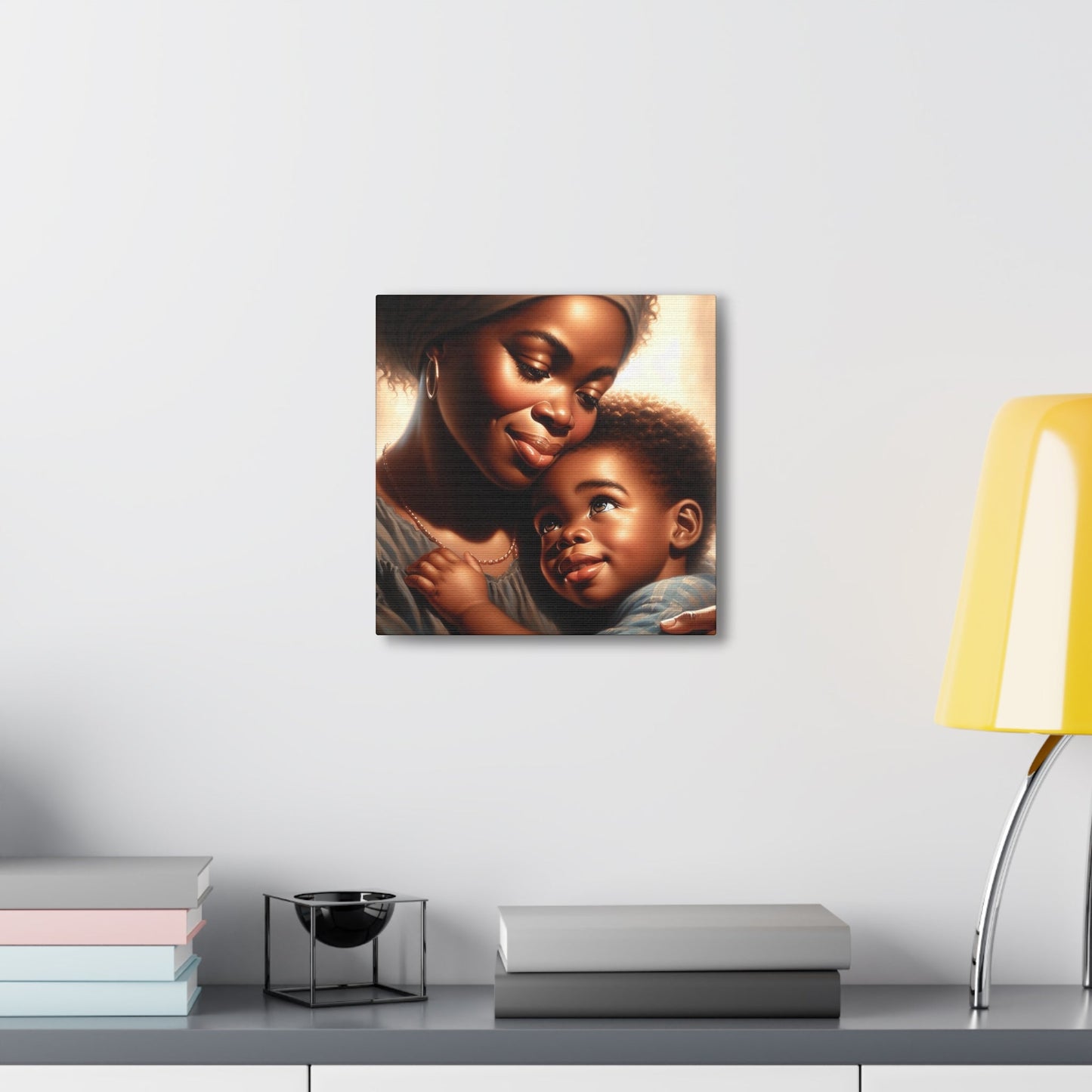 "Motherly Love: A Tender Moment" - Canvas - Authentic4Us