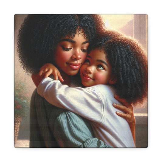 "Motherly Love in Soft Light" - Canvas - Authentic4Us