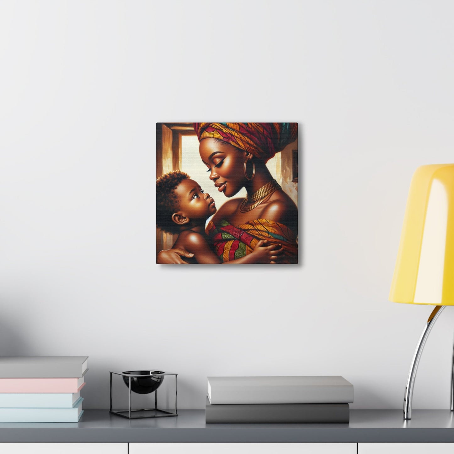 "Mother's Love, African Elegance" - Canvas - Authentic4Us