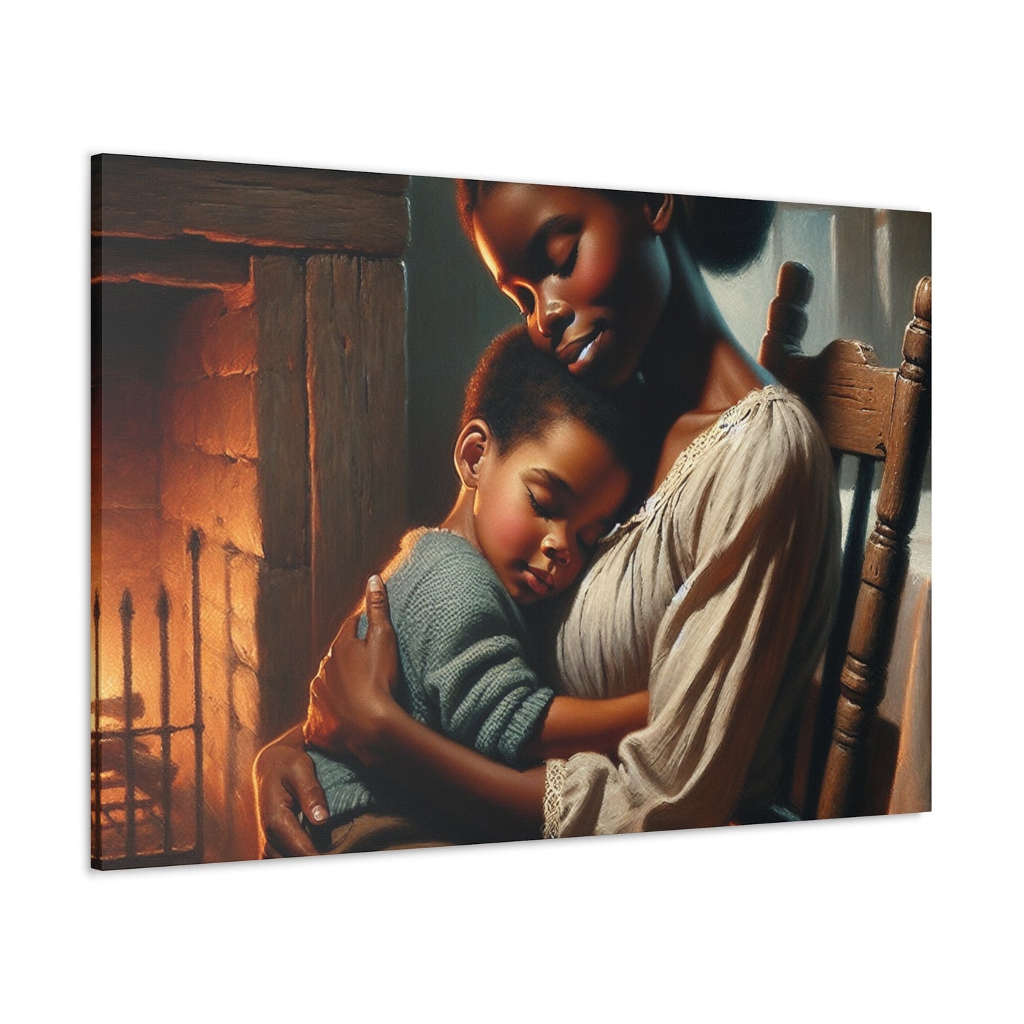 "Mother's Love in Historic Setting" - Canvas - Authentic4Us