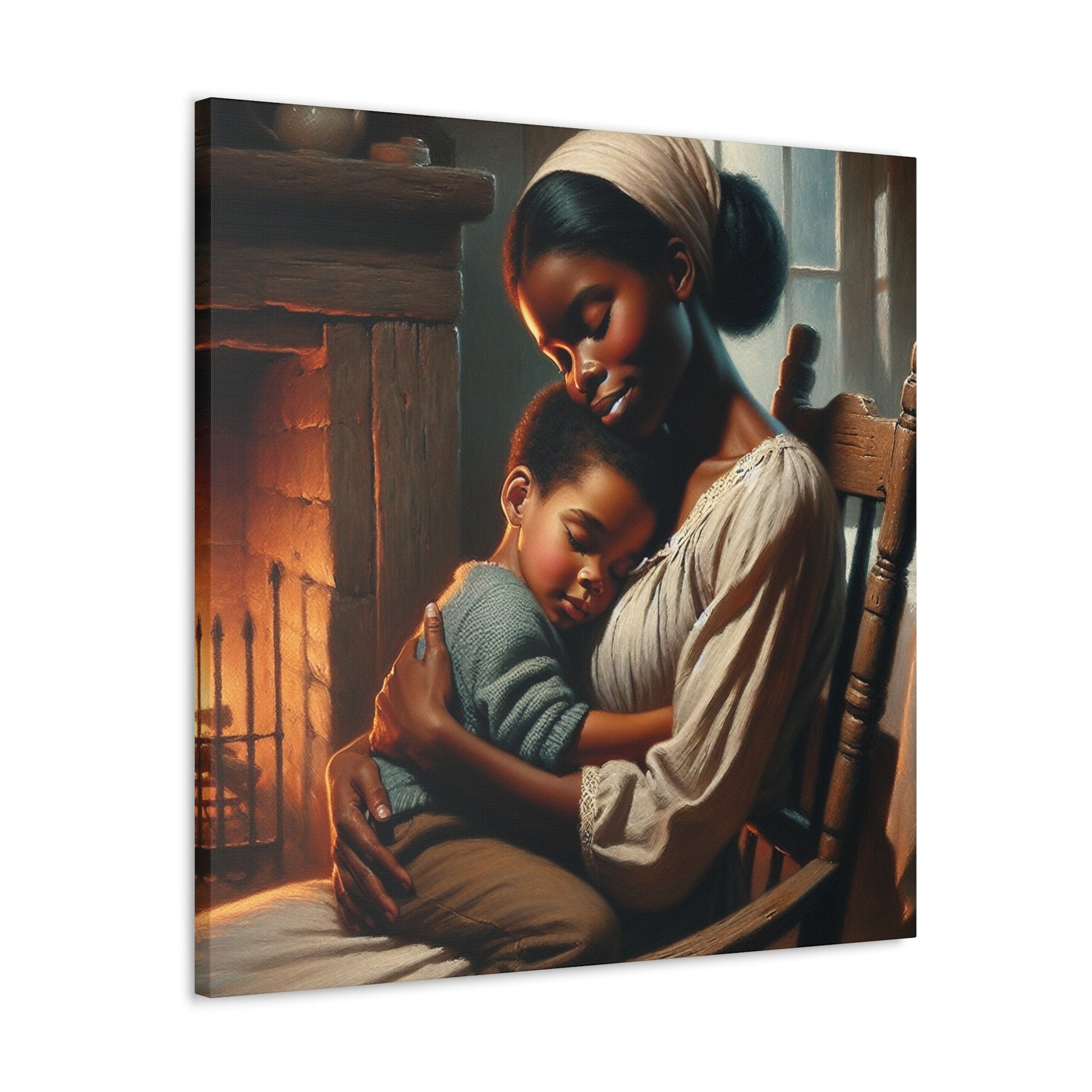 "Mother's Love in Historic Setting" - Canvas - Authentic4Us